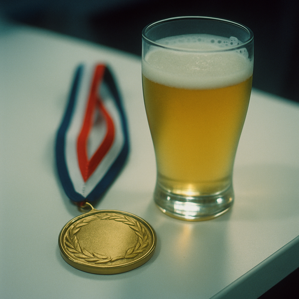品評会で金賞を受賞した日本のクラフトビール