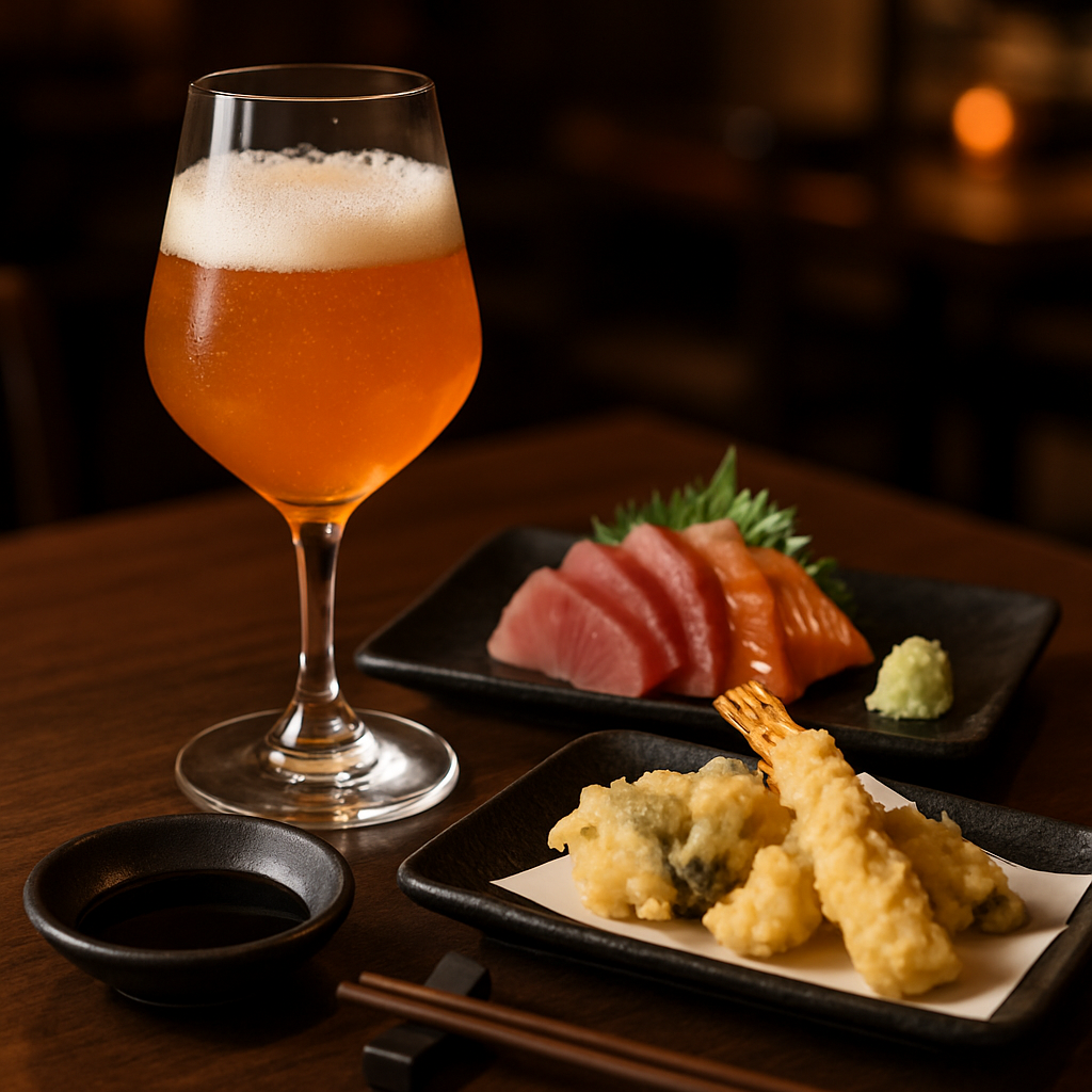 サワービールと和食のペアリング