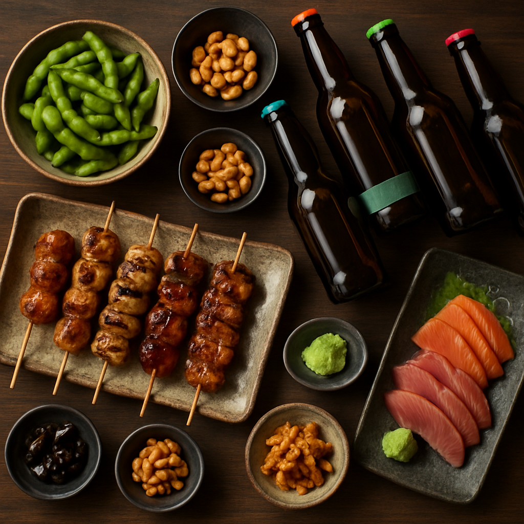 居酒屋スタイルの和食おつまみとクラフトビールのペアリング