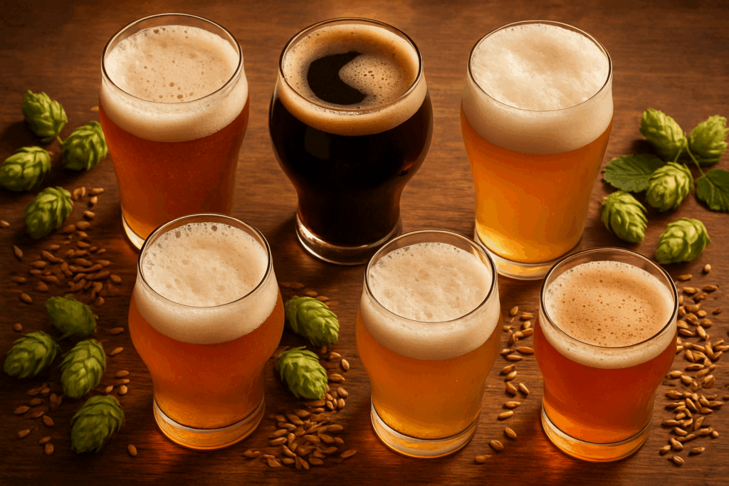 クラフトビールの種類一覧｜スタイル別の特徴と選び方ガイド